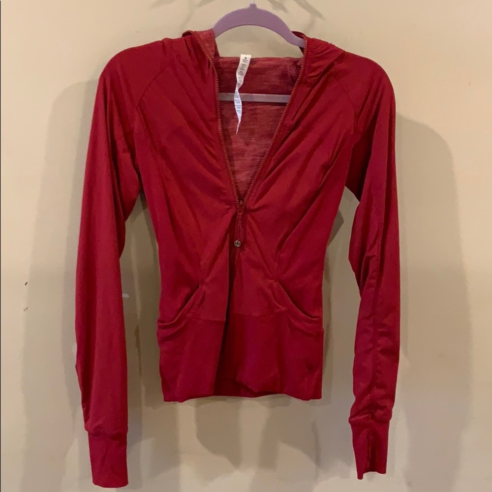 Maroon Lululemon Athletic Jacket